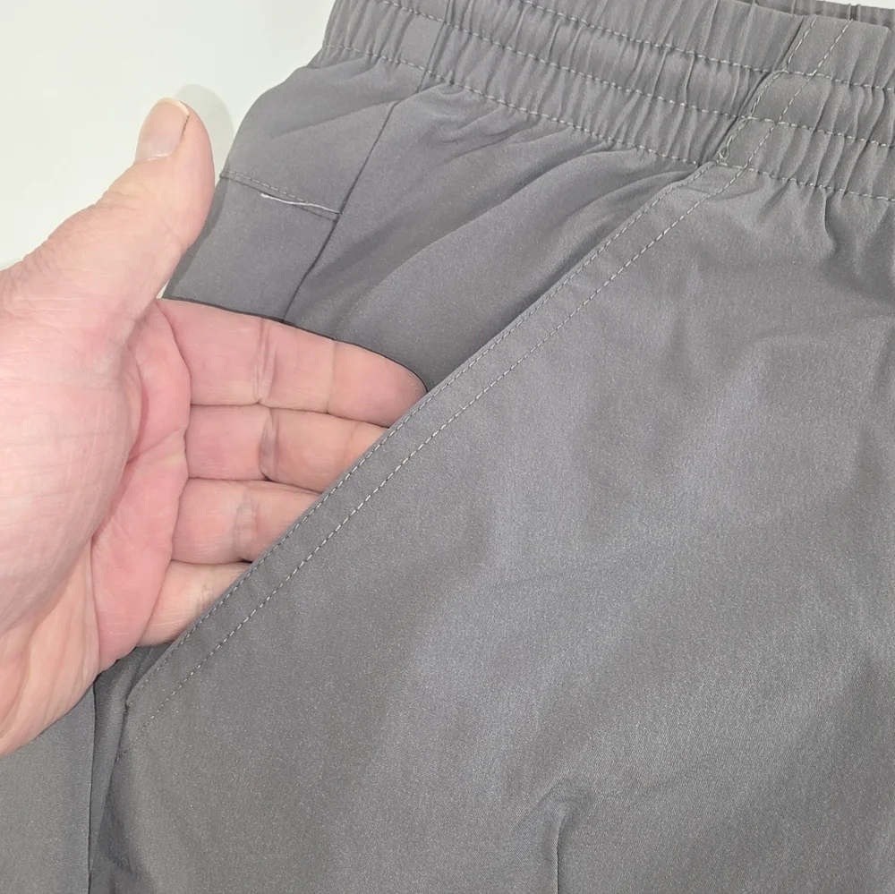 Vayager Women's Gray Cargo Hiking Capri Cropped Pants Size XXXL I-1632